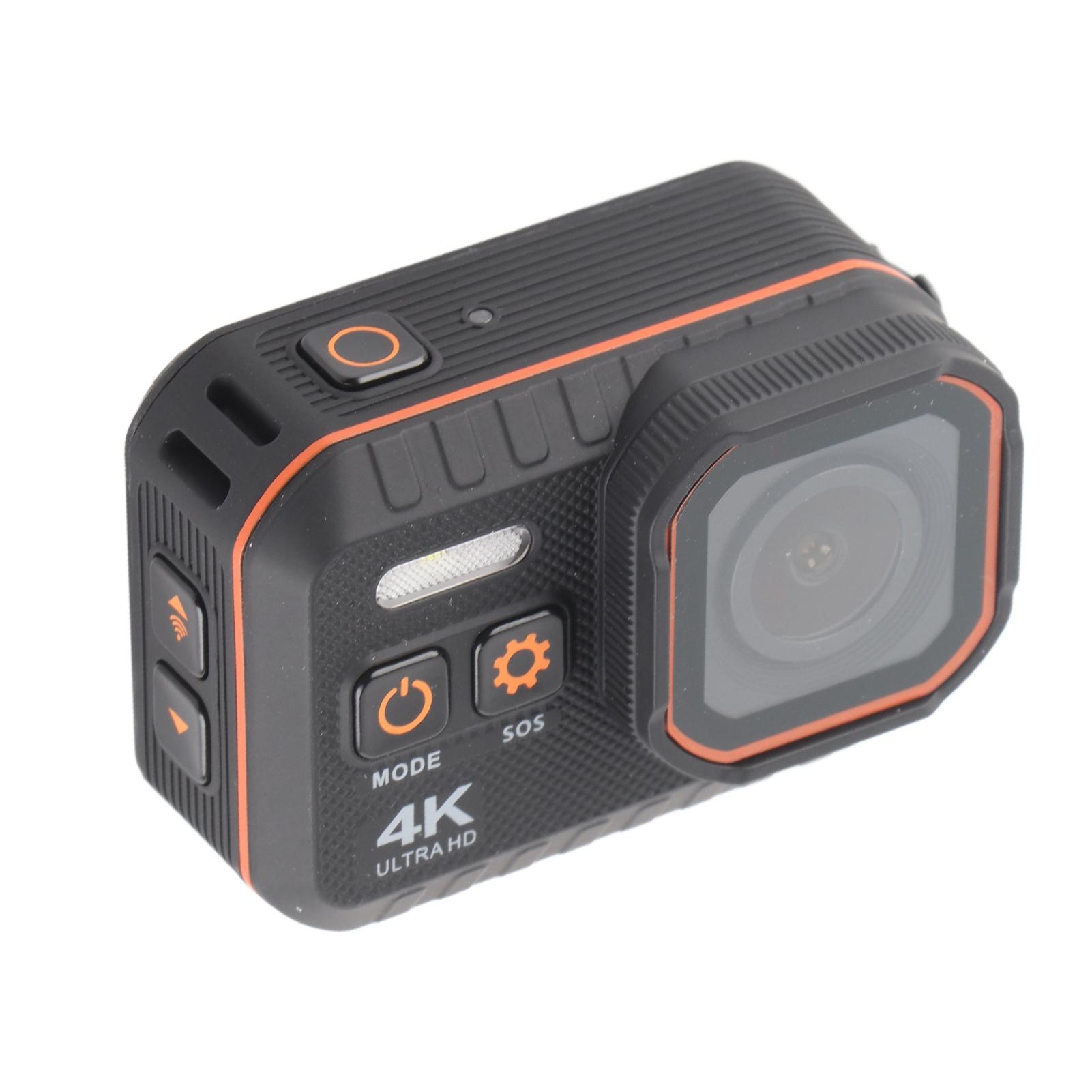 

Водонепроникна екшн-камера 4K 60 кадрів/с, 2-дюймовий кольоровий IPS-дисплей IP68, водонепроникний ширококутний підводний режим