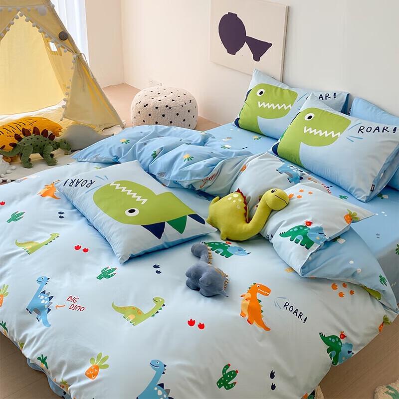 Dohia Cartoon Pure Cotton 4-Piece Bedding Set