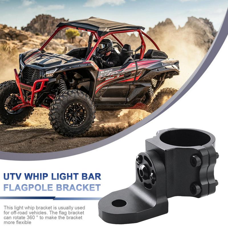 UTV LED Whip Light Bracket 1.75"-2" LED Mounting Stand For UTV ATV Bombardier X3 Adjustable Flagpole Light Holder Bracket