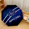 Toronto Maple Leafs Print Auto 8?Ribs Folding Umbrella Wind Resistant Lightweight Automatic Umbrella For Daily Travel