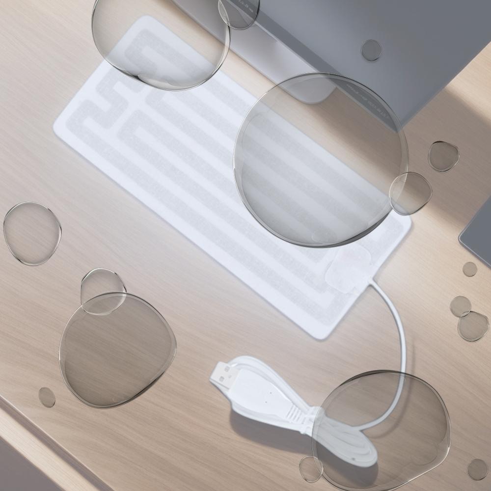 2Pcs 5V USB Heating Pad USB Heating Film Portable Cloth Heater Clothes Heating Mat for Warm Feet Hand Warmer Electric Belts China Mainland