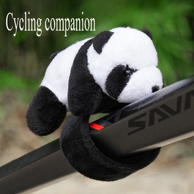 Neues Fahrradlenker-Schmuckstück, Niedliche Tier-Plüschpuppen-Anhänger, Panda-Hänge-Dekoration für Fahrrad- & Motorradlenker