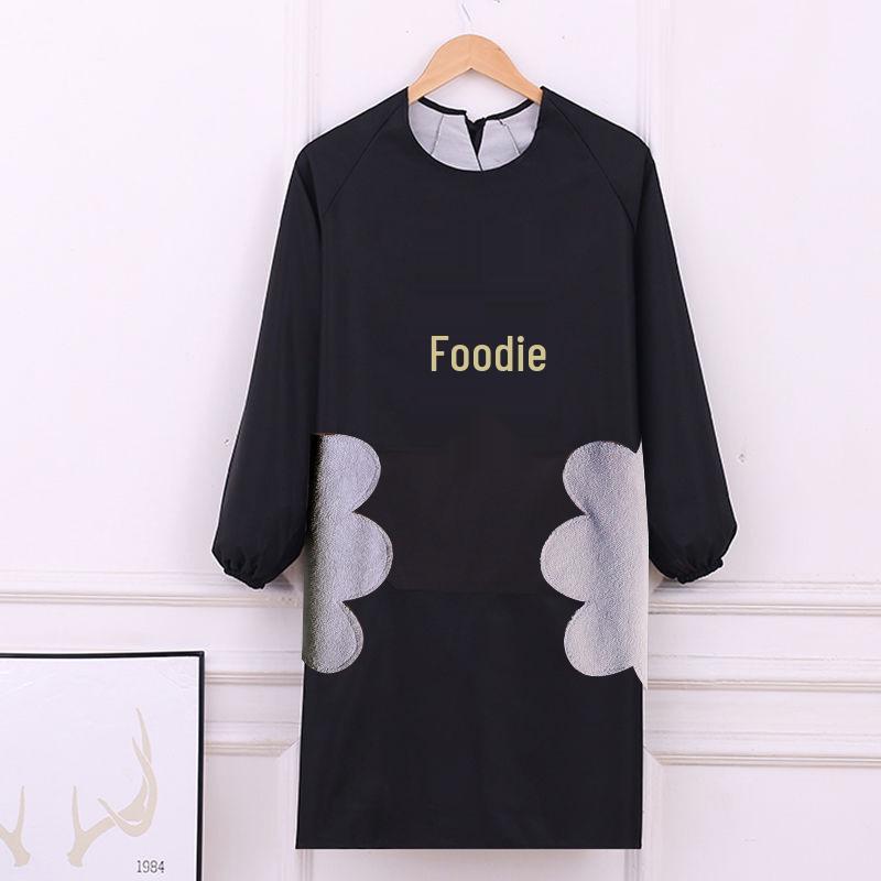 Waterproof and Oil-Proof Long Sleeve Kitchen Apron for Adults