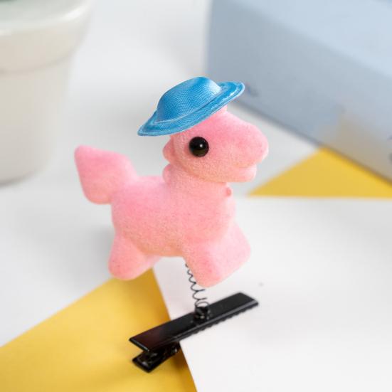Girl Hair Clip Spring Design Flying Horse Decor Hair Pin Women Soft Comfortable Reusable Hair Accessories