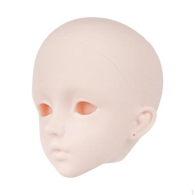 1/3 BJD Doll Head Single Bald Collector Enthusiast Photography Prop Face Ups Unpainted