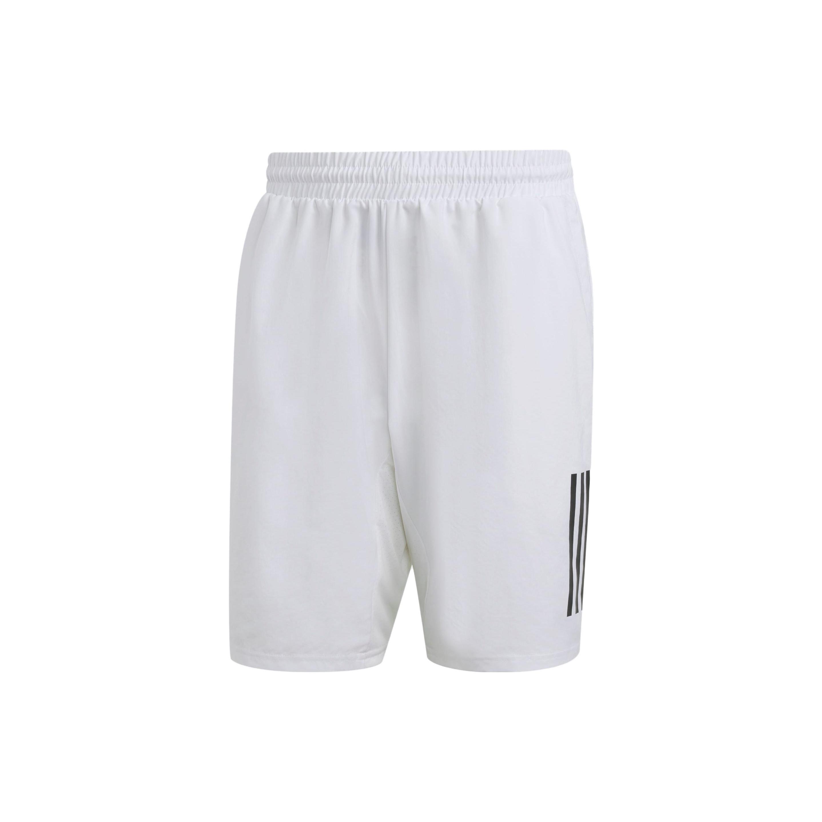 adidas Club 3-Stripes Tennis Shorts Asia Sizing White Black Men s HS3251 XXL