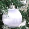 6pcs 8CM Christmas Ball Set Shatterproof Electroplating Ball  New Year