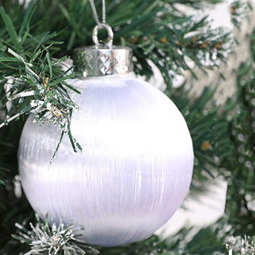 6pcs 8CM Christmas Ball Set Shatterproof Electroplating Ball  New Year