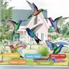 Stylishs Bird Decals for Glass Set of 2 Window Stickers for Safety Decors