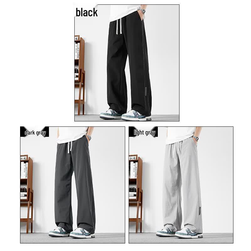 MWR Men's Ice Silk Cooling Straight Leg Casual Pants