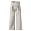Men Women Vintage Striped Wide Leg Trousers Loose Fit Casual Dress Pants