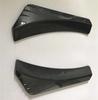 Pair ABS Glossy Carbon Fiber Look Rear Bumper Lip Splitter Protector Universal