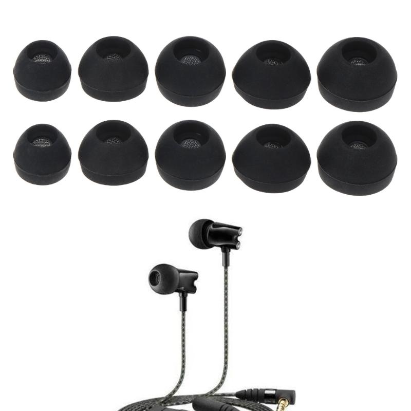 5Pairs Silicone In-Ear Earphone Earpads For IE800 Earbuds Covers Ear Pads Tips Earphones Eartips Cushions