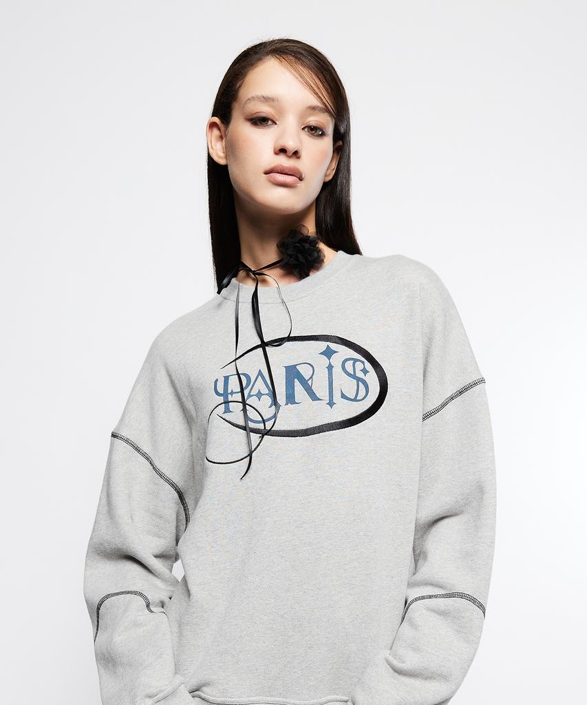 LARTIGENT L7 Paris Sweatshirt(Gray)