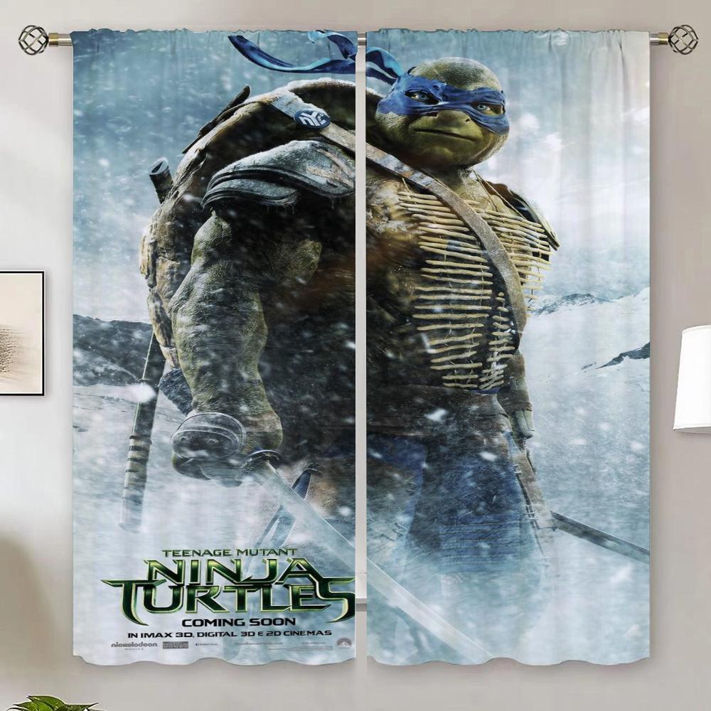 Living Room Curtains for Cooking Ninja T-Turtles Bedroom Decoration Ready Curtains Cheap Things With Free Shipping for Home the