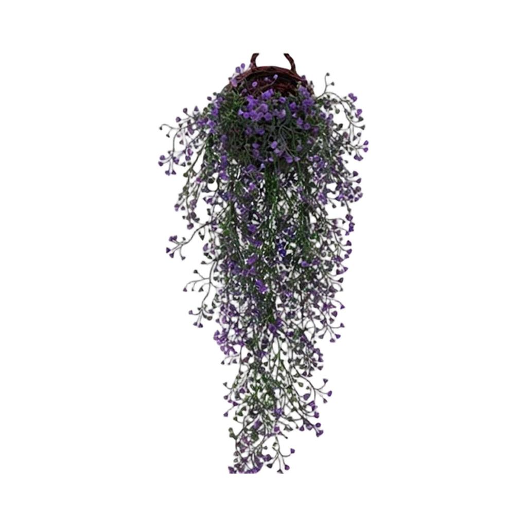 Faux Vines Hanging Flowers Artificial Hanging Plants Fake Hanging Fern Vines for Indoor Outdoor Garden Wedding Patio Wall Party Decoration
