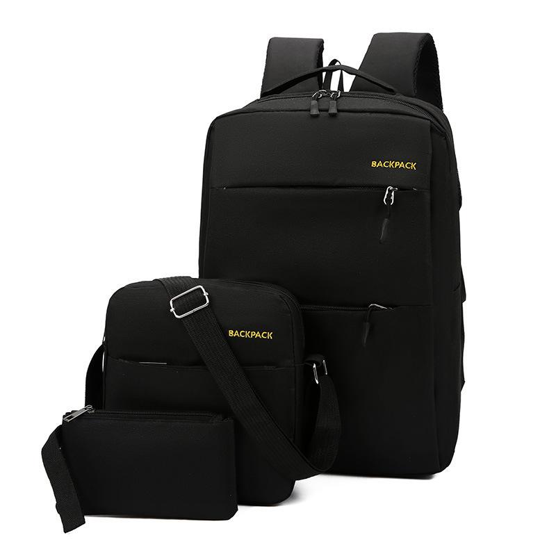 Batoh Three Piece Business Backpack Batoh plátěná taška Studentská taška