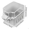 2 Pieces Outdoor Outlet Cover Electrical Box Waterproof Accessory Power Socket for Patio
