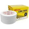 MIKASA AC-LTPE8050-W White Line Tape Polyethylene Non-Stretch 80mm X 50m Roll