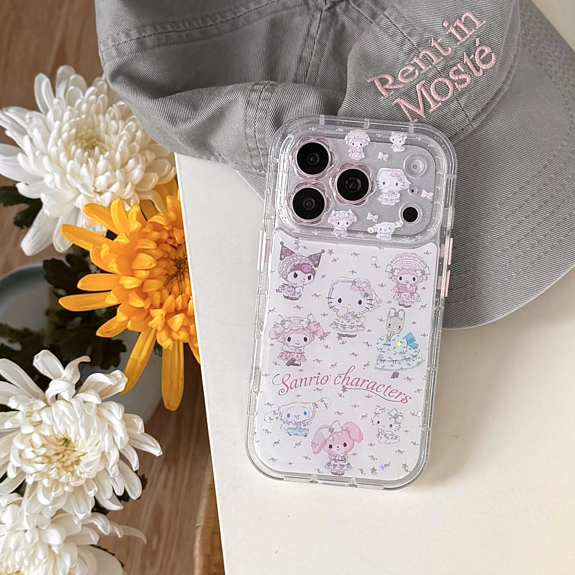 

Mickey & Tigger Floral Drip iPhone Case for Models 13-17 Pro Max (Female) iPhone 15