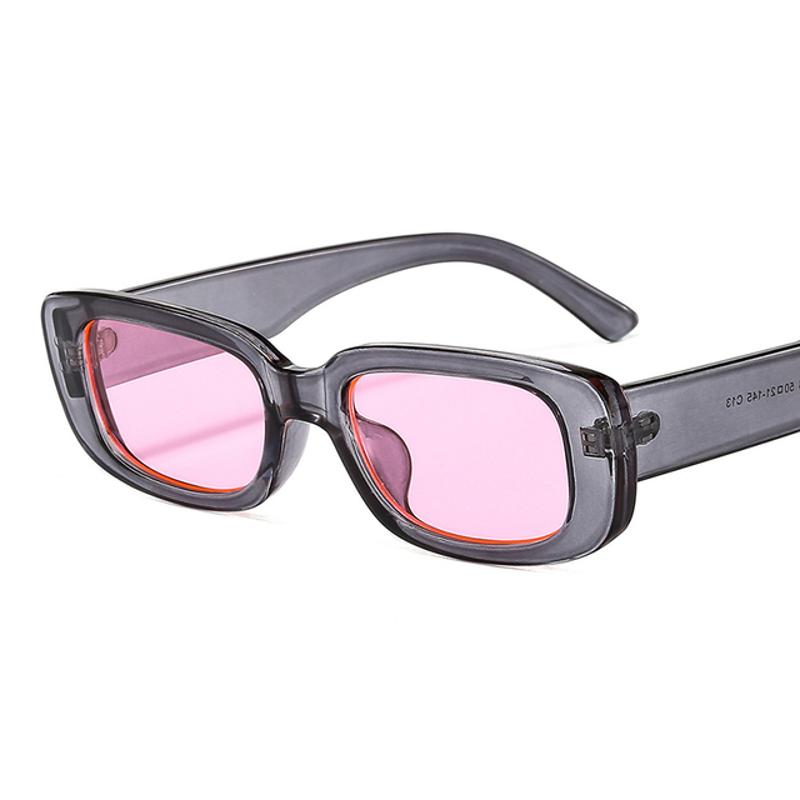 2022 Rectangle Vintage Sunglasses Fashion Leopard Summer Sunglasses Sport Retro Square