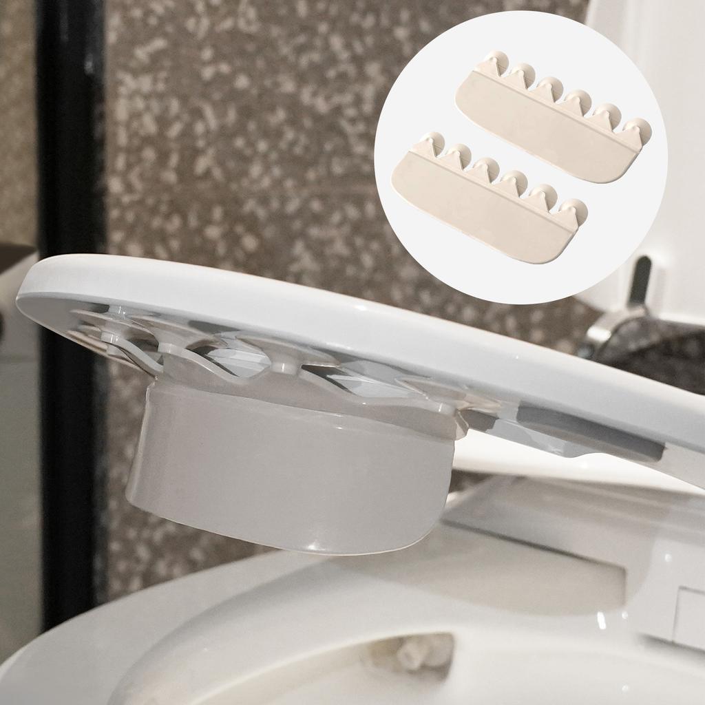 Toilet Seat Urine Guard Waterproof PVC Construction Easy Installation Bathroom Cleanliness