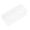 Acrylic Water Bottle Holder 2-Slots Flexible Display Stand Compact Suitable for Hotel Supermarket Home