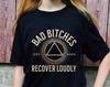 Sober Mom Gift,Sobriety Shirt, Celebrate Sobriety, Recovery Gift Soberversary, Sober AF Shirt,Recover Loudly Shirt, Bad Ass Sober Mom Woman