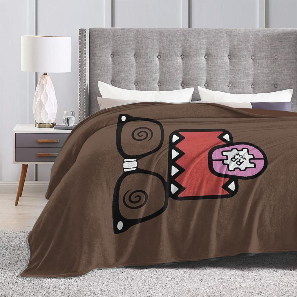 Domo Kun Blanket Quality Super Warm Throw Blanket Winter Kids Living Room Novelty Bedspread