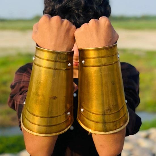 

Золотой Налокотник Средневековая Защита Руки Рыцарский Налокотник Косплей Нарукавник 18 г Мягкая Сталь Лучший Подарок