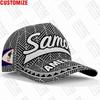 American Samoa Baseball Cap Free Custom Made Name Number Team Logo Amerika Samoan Hats Asm Travel As Nation Island Flag Headgear