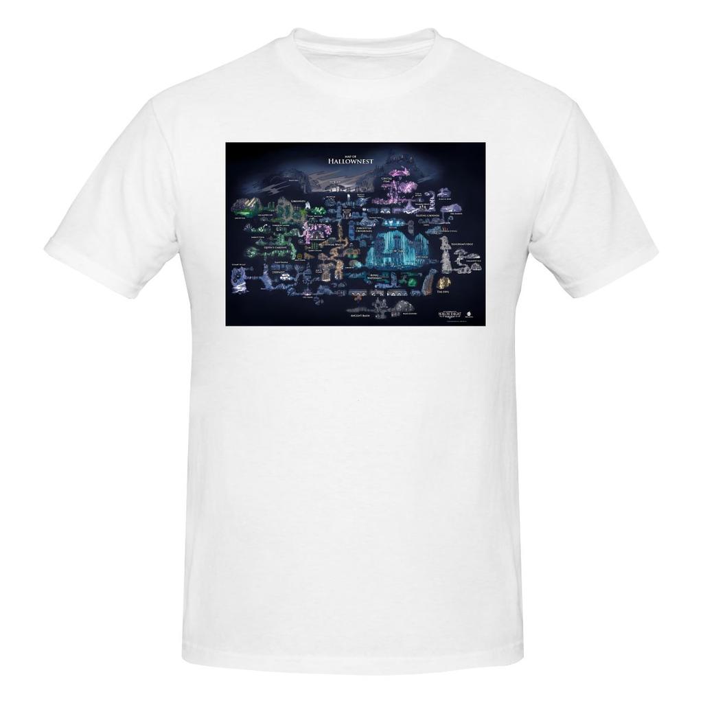 Funny 8k Hollow Knight Map Unisexs Printed Tshirt Unisex T Shirtshirt Gym