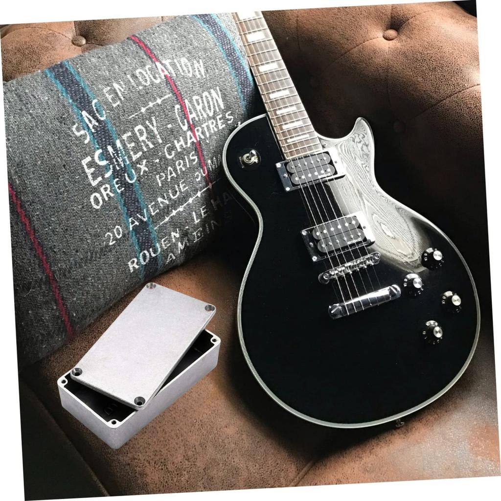 Miwayer 3Pcs 125B Aluminum Guitar Effect Pedal Enclosure Metal/ DIY Effects Box Enclosure 122x66x39.5mm/with Screws