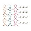 12Pcs Metal Needlework Fabric Holder Clips with Elastic Cord Embroidery Fabric Hugger Clips Tool for Stitching Frame