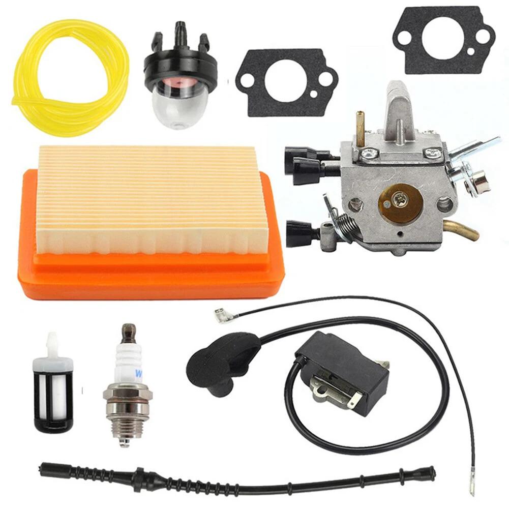 Carburetor Kit For Stihl FS120 FS200 FS250 FS250R FS300 FS350 Trimmer Brushcutter 4134 120 0653,4134 400 1301,4134 141 0300
