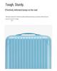 28-Inch Silent Universal Wheels Travel Suitcase with Combination Lock, Large Capacity, Student Zipper Style