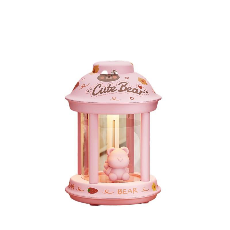 New Mini Humidifier for Desk - USB Portable Humidifier with Mood Light Small Room & Dorm Decor Creative Gift Idea