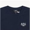 A.p.c.. T-Shirt Standard Tiq Dunkelmarine Ecru Cohbu M26388