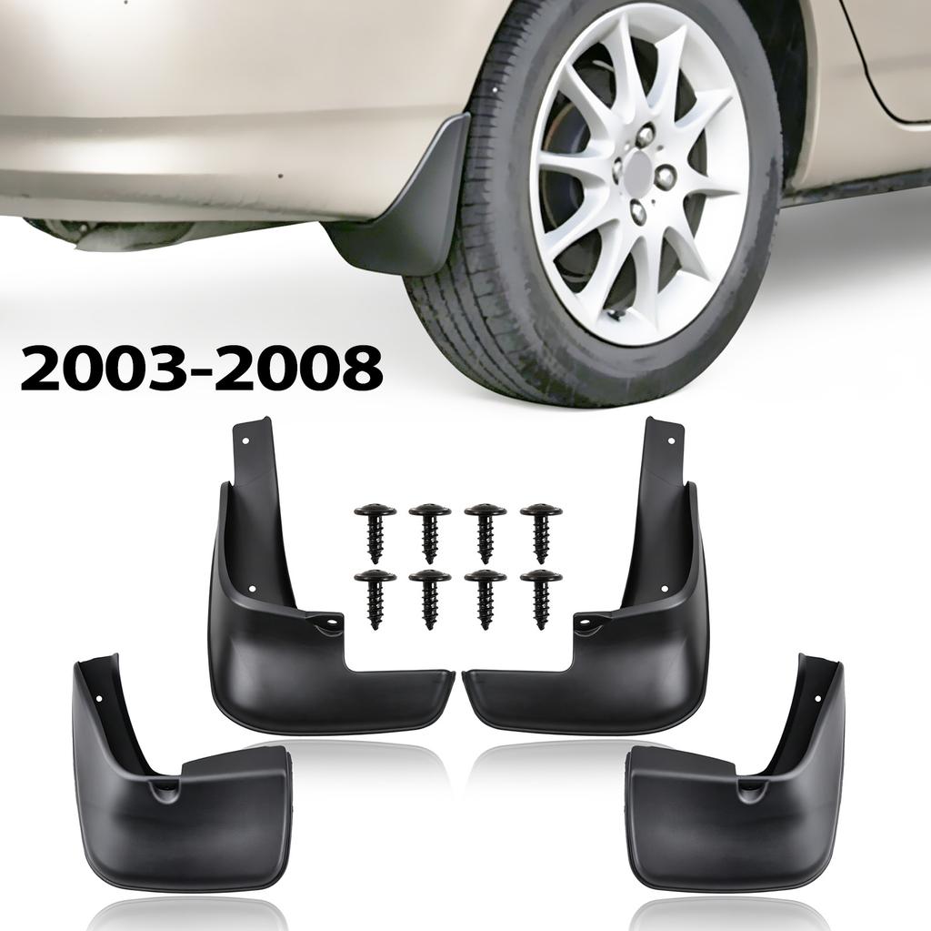 4x Schmutzfänger für Toyota Corolla Limousine Kombi E120 E130 2002 - 2008 Vorne Hinten Spritzschutz Auto Styling 2003 2004 2005 2006 2007
