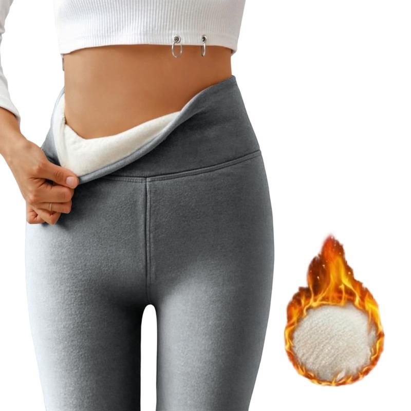 Women S Thick Fleece Lined High Waist Elastic Tight Yoga Leggings