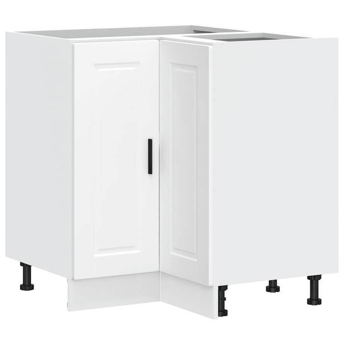 VidaXL Porto White Engineered Wood Corner Kitchen Cabinet 853987