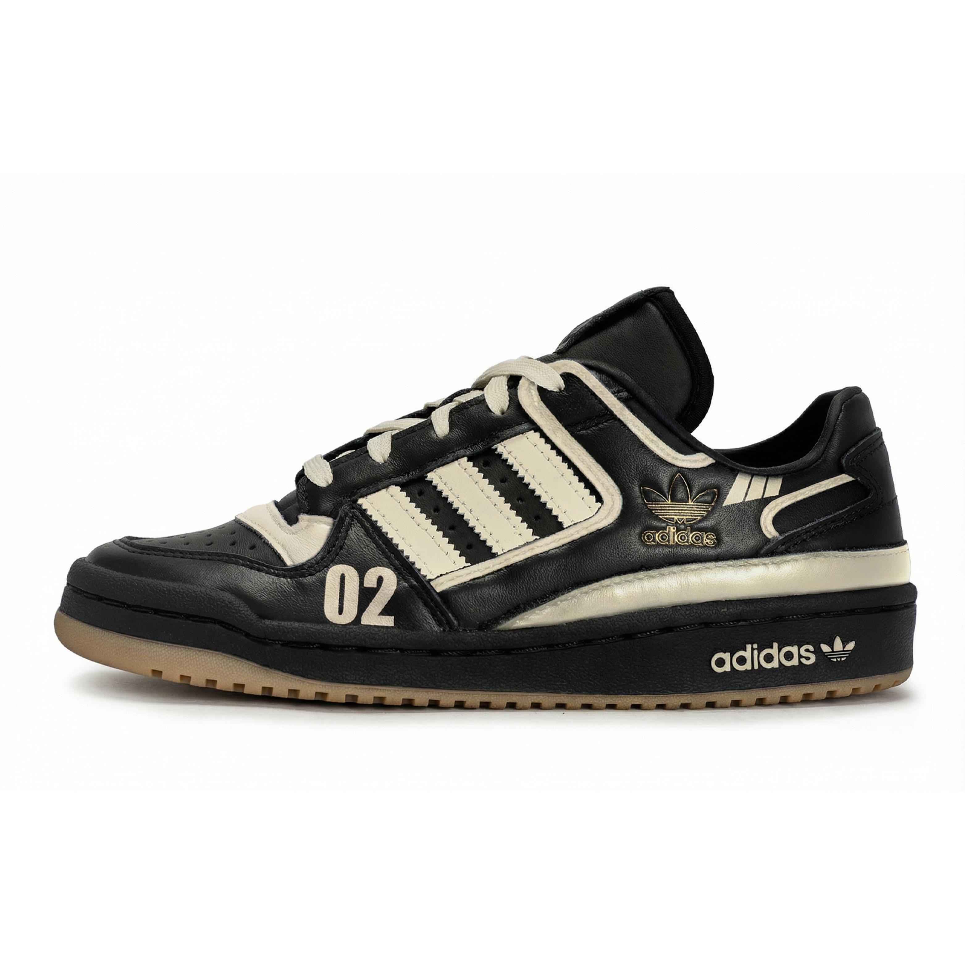 

Adidas Originals FORUM CL 811 Manufacturing 2nd Generation Slip Resistant Low top Skateboard Shoes Women s Beige Black JP9021(Team80-2) 38