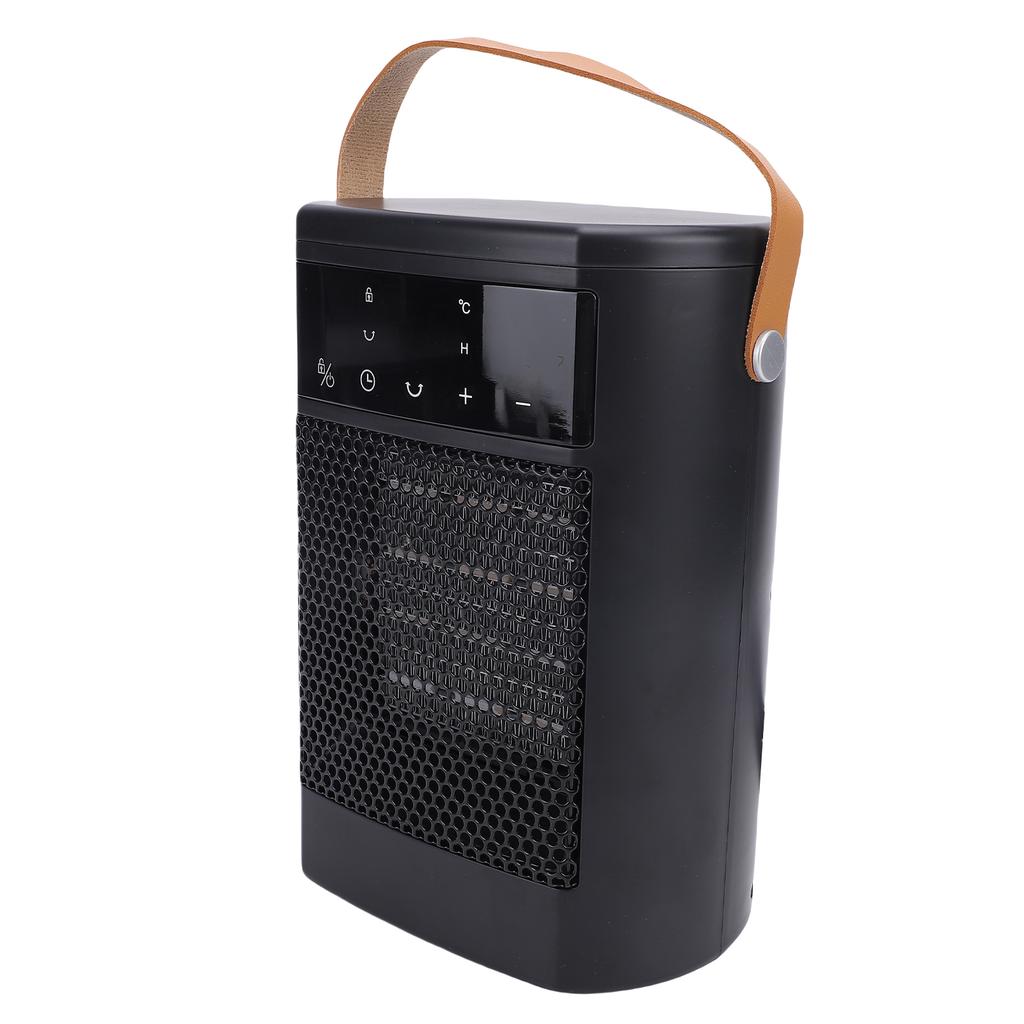 1500W Portable Desk Heater with Digital Display, Home Electric Space Heater with PTC Ceramic Fast Heating, 20 45