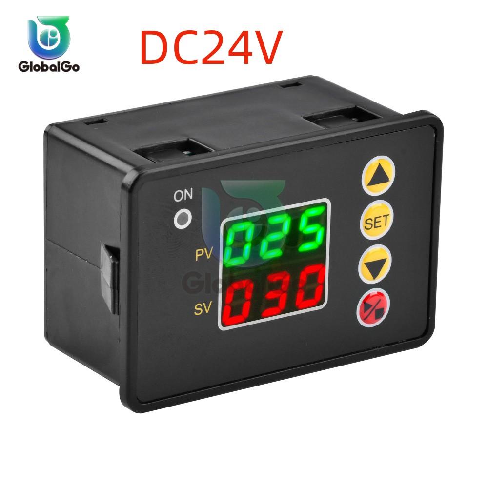 

T2310 Normally Open Relay Time Controller DC12V DC24V AC110~220V Countdown Timer On/Off Switch Delay Timer Relay Module DC24V