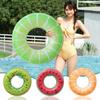 Swimming Ring Fruit Styling Adult Swimming Ring Summer Swimming Essential Supplies Beach Pool Floatation Ring Without Pump