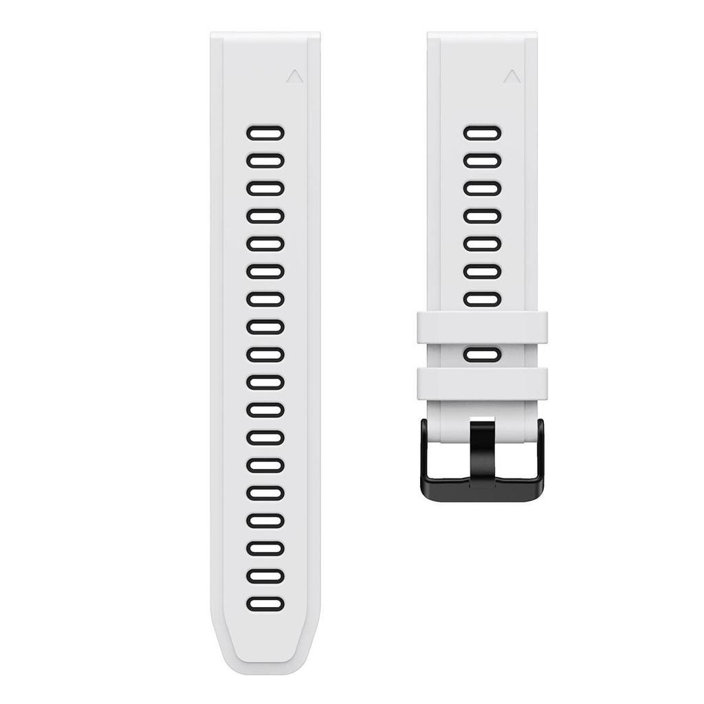 Zweifarbiges Silikonarmband mit Schnellverschluss für Garmin Fenix 8/7/7X Pro und Fenix Gen 2