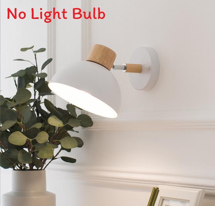 Modern Nordic Iron Wall Lamp With Led Warm Light For Bedroom And Living Room Decor