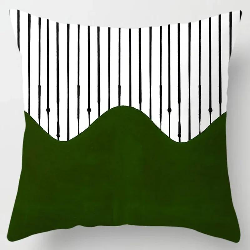 Luxury Home Decor Cushion Cover Office Decor Pillow Cover Tropical Plant Close Up Cactus Pattern Pillow Cover