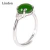 Lindon Klasyczny Stop Miedzi Cyrkon Pierścionek Damskie Biżuteria Ślubna Obietnica Party Prezent