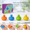 Silicone Thumb Joystick Stress Relief Toy, Suitable For Kids And Adults, 4-Piece Set, Sensory Toy With Fun Textured Gadgets